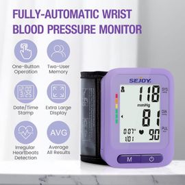 Sejoy Upper Arm Blood Pressure Monitor,BP Machine with Extra Large