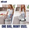Custom Fit Trash Bags Compatible with Simplehuman Code J - 10-10.5 Gallon Drawst