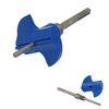 SDS Plus Electricians Circular Box Cutter Single Circle Socket Back 77mm Diameter, Blue