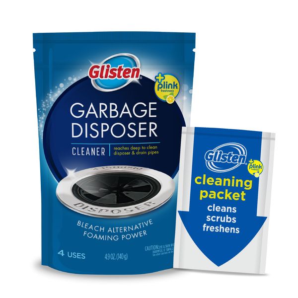 Glisten 4-Pack Disposer Care Garbage Disposal Cleaner-4PK DISPOSER CLEANER