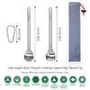 Boundless Voyage Outdoor Titanium Long Handled Spoon Spork Ultralight Camping Polished Tableware Flatware Set 2 Pcs