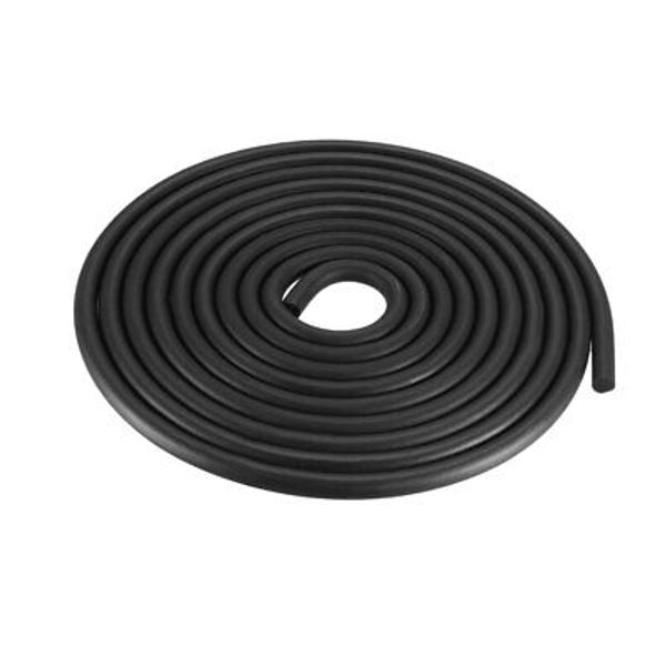 9.8ft Foam Rubber Seal Weather Strip 7mm Diameter 3 Meters Long Black