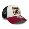 New Era Trucker Caps Adjustable Mesh Summer Baseball One Size, California Patch Red#37765, Unit size