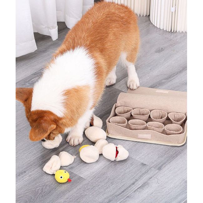 Pet Snuffle Mat for Dogs Pet Plush Squeaky Toys Pet Dog Toy for