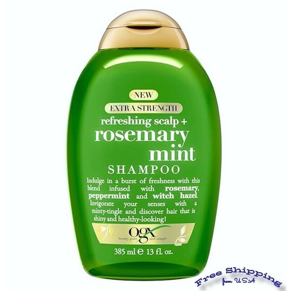 Shampoo Scalp Invigorating stimulating Refreshing Extra Strength Rosemary Mint