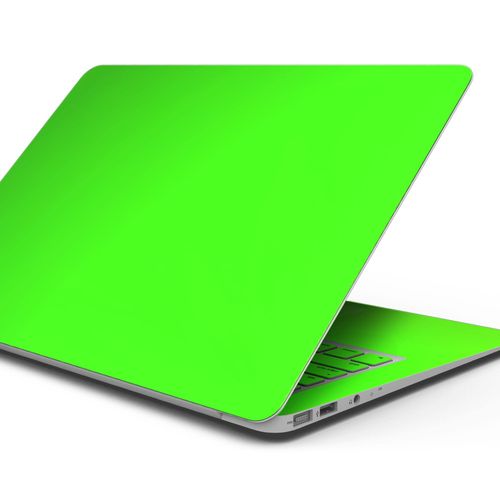 Design Skinz Solid Lime Green V2 Full-Body Wrap Scratch Resistant Decal Skin-Kit Compatible with MacBook 16" Pro M1 (A2485)