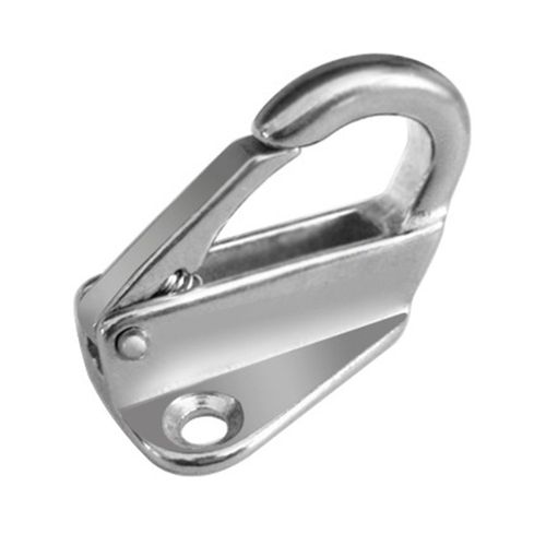 Marine Grade Stainless Steel Spring Hook Snap Fastening Rope Boat Sail Tug Ship Marine Hardware Boat Accessories (Silver)