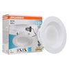 Sylvania 4" LED RT4 Recessed Downlight Kit, 50W Replacement, Efficient 9W, E26 Medium Base, White, 1 Count (Pack of 1)