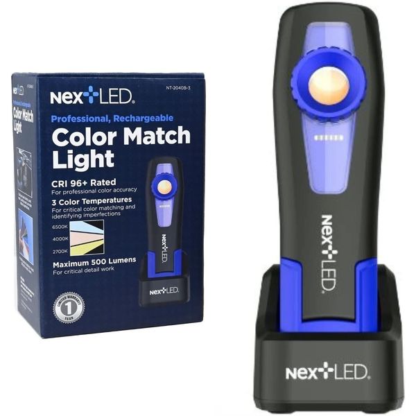 Professional CRI 97+ 3 Temperature Rechargeable Color Matching Light, NextLED
