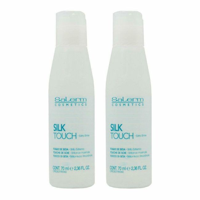 Salerm Silk Touch for Extra Shine Repair 2.36oz / 70mL (Pack of 2)