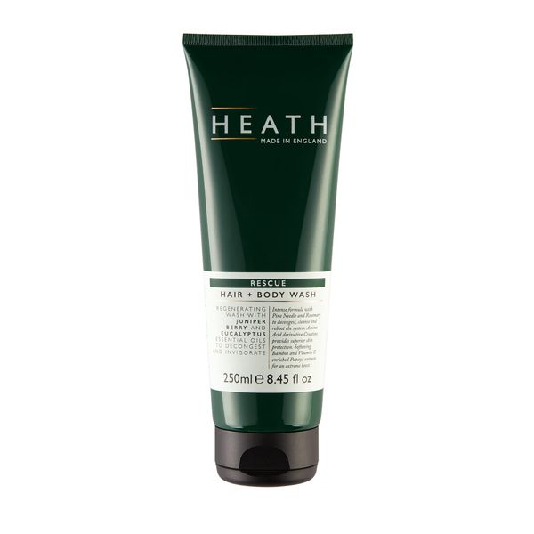 Heath Rescue Hair & Body Wash 250ml | Eukalyptus, Kiefernnadel, Wacholderberry und Rosmarin ätherische Öle