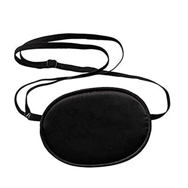 Adult Eye Patch-Adjustable Soft and Comfortable Silk Eye Patch Single Eye Mask for Amblyopia Lazy Eye