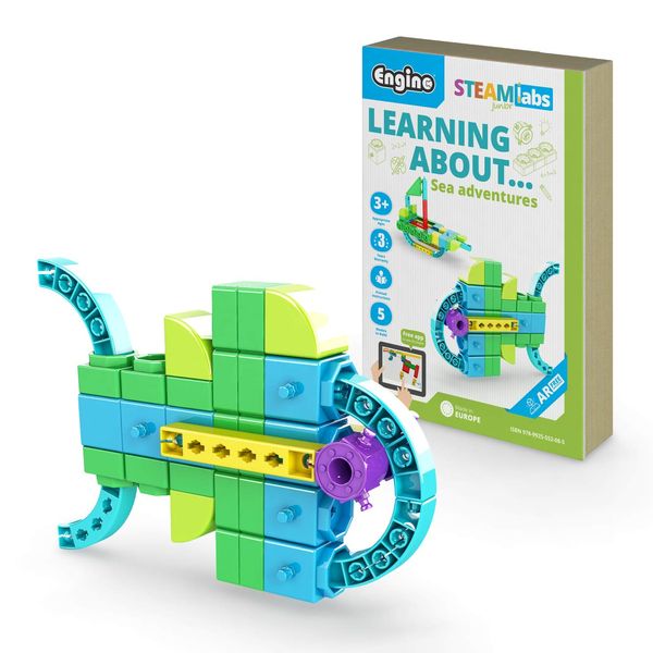 Engino STEAM Labs Learning about Sea Adventures Building Block & Construction Toy for Ages 3+