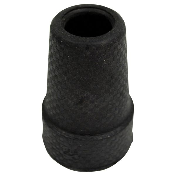 Aidapt Deluxe Walking Stick Rubber Ferrule with Chequered Pattern. Available in Three Sizes (19")