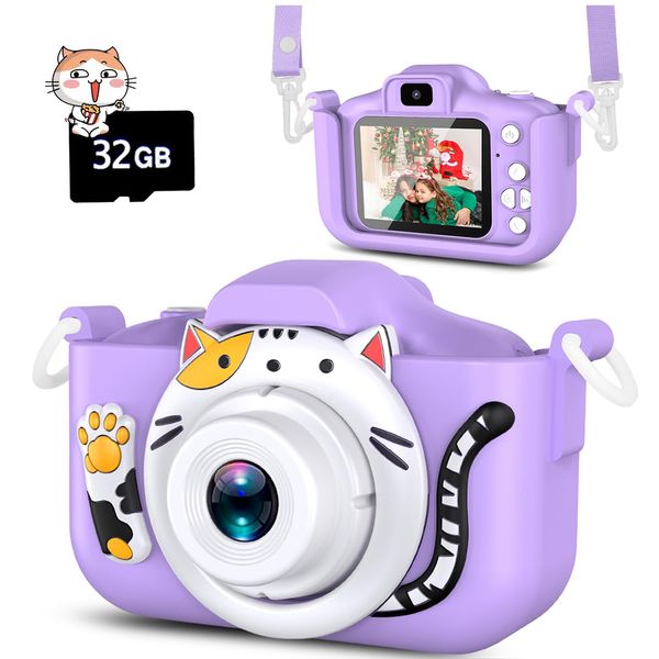 Upgrade Kids Selfie Camera for Boys,Girls Christmas Birthday Festival Gift for Kids,Digital Camera for Toddlers Toys for 3 4 5 6 7 8 9 10 11 12 Year Old