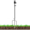 Trail Camera Mount Ground Stake Stand，Stainless Steel Game Camera Stand, 360 ° A