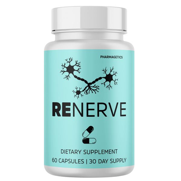Renerve Nerve Health Pills, Advanced Nerve Support Formula- 60 Capsules