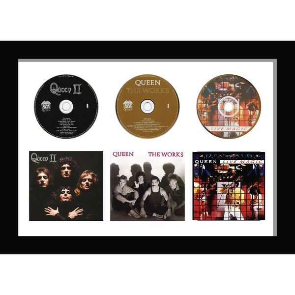 Kwik Picture Framing Ltd 12 Inches Vinyl Record Frame For 3x Records And 3x Sleeves Music Memorabilia Frame - Black Frame