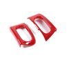 2PCS Red ABS Interior Side Air Vent Frame Cover Trim For Corvette C6 2005-2013