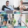 2PCS Cordless Heated Knee Massager Vibration Heating Shoulder Brace Support Wrap