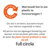 Full Circle Reusable Cellulose Sponge Clothes, 3 Pack, Set of 3, Multicolor, 3 Count