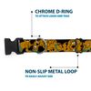 Buckle-Down Scooby Doo Stacked CloseUp Black Plastic Clip Collar, Large/15-26"