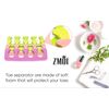 Toe Separators Set - Premium Pedicure Tool Kit 24 Pieces Super Soft & Durable Two Tone ZMOI