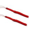 2 x Silicone Skin Cover Shell Case with Wrist Strap rope for Wii Remote controller (Red)
