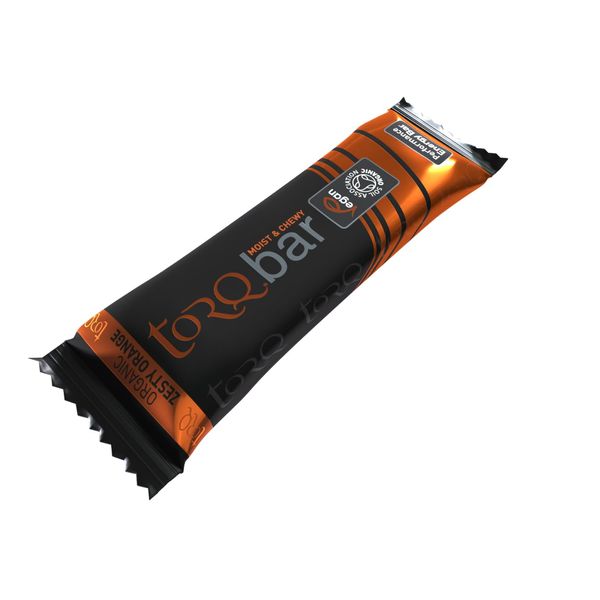 TORQ Energy Bar Organic - Zesty Orange - Box of 15