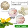 6 Pcs Natural Loofah, Exfoliating Luffa Natural Loofah Sponge Body Scrubber For Bathing And Back Caring Spa, 4 Inch Length Organic Loofah Loofahs Sponges For Shower Scrubbing And Kitchen Cleaning