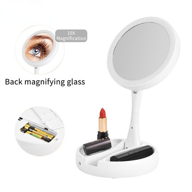 10x Magnifying LED Flexible Mirror
