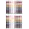 HENBRANDT 30 x Colour Change Funky Pencils Stackers Pop A Crayons
