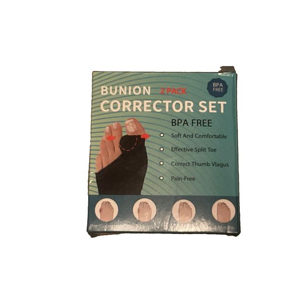 Bunion Corrector 2 Pack Set Big Toe Kit Hammer Toe Straightener Bunion Splint