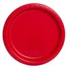 Unique Umweltfreundliche Pappteller - 23 cm - Rot Farbe - Packung mit 8 Stück