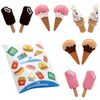 Bluebubble ICE CREAM PARLOUR Mr Whippy Stud Earrings on Gift Card