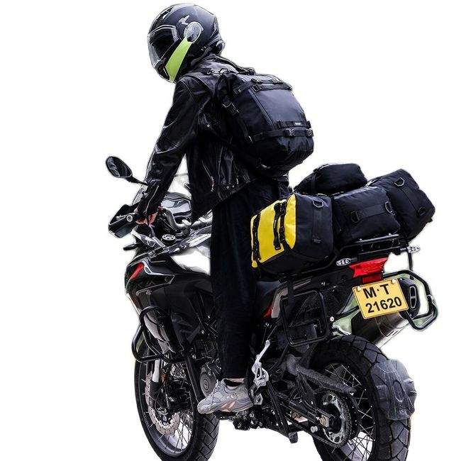 Rhinowalk motorcycle off-road rear seat bag 10l/20l/30l multifunctional  waterproof rear seat bag saddle bag motorcycle