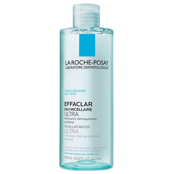 La Roche-Posay Effaclar Micellar Water Ultra for Unisex 13.5 oz Cleanser, 400 mlWaterUltrafor Unisex 13.5 oz Cleanser, Unparfümiert, 400 ml