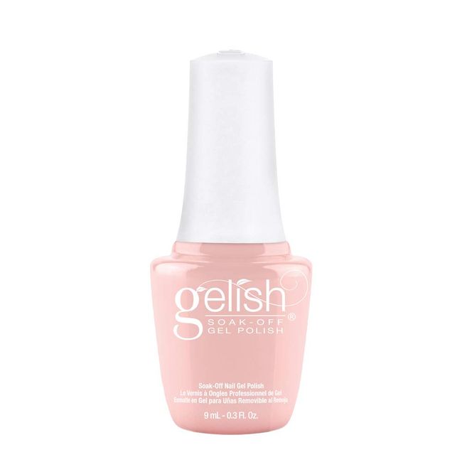 Gelish MINI All About The Pout Soak-Off Gel Polish, Light Peach Gel Nail Polish, Light Peach Nail Colors, 0.3 oz.