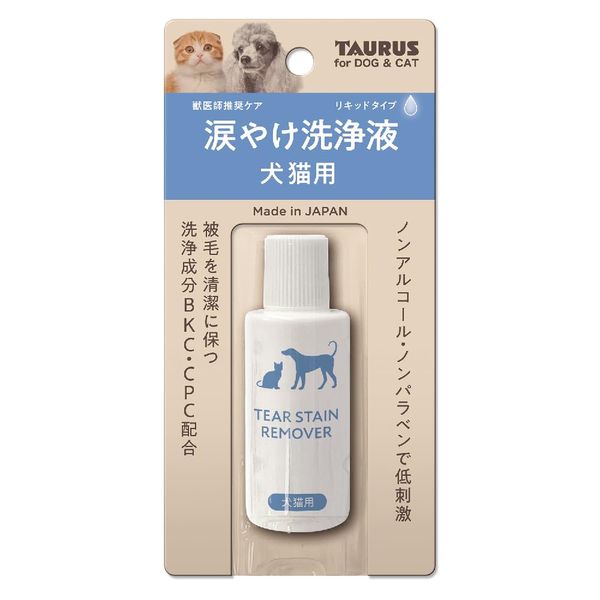 Taurus Teardrop Cleaning Solution for Dogs and Cats, 0.9 fl oz (25 ml)