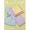 Sirdar 4840 Knitting Pattern Blankets in Hayfield Baby Blossom DK