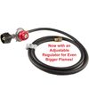 Liquid Propane LP Fire Pit Gas Connection Kit For 20Lb LP Tank Firepit Fireplace