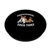 Corgi Sock Thief Humor Dog Lover PopSockets Adhesive PopGrip