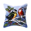 Orchidea Cross Stitch Cushion Kit, Birds, 40 x 40cm