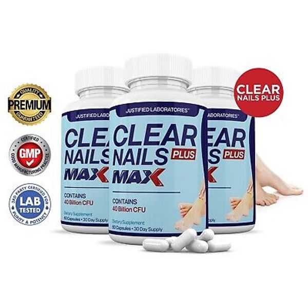 Clear Nails Plus Max 40 Billion CFU Probiotic Pills 3 PK