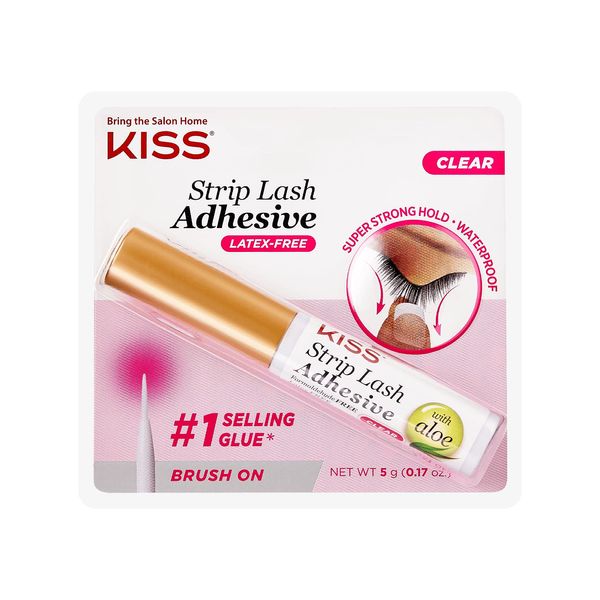 Kiss Lash Glue Clear, Transparent, 5 g (1er Pack)