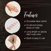 Ardell Nail Addict Artificial Nail Set, Latte