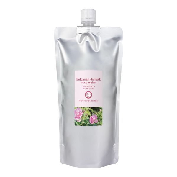 Natural Cosmetics Laboratory Bulgarian Damask Rose Water Lotion Aromatic Distilled Water Rose Water Floral Water Aroma Water 16.9 fl oz (500 ml) Aluminum Pouch