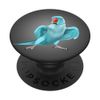 Blue Indian Ringneck Parrot bird PopSockets Swappable PopGrip