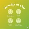 GE LED Light Bulbs, 60 Watt, Soft White, A19 (4 Pack)