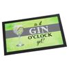 Gin O'Clock Bar Runner - Green glass - pub mat cocktail runner